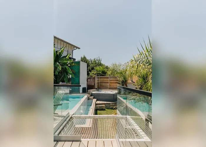 Villa Horizonte With Heated Pool & Jacuzzi Wellness In Biarritz